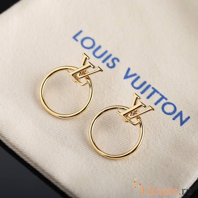 Louis Vuitton LV Gold Earrings - 1