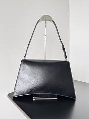 Balenciaga Crush Medium Sing Bag In Black 31x21x11cm - 4