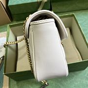 Gucci Marmont Small Shoulder White Bag 26x15x7cm - 6