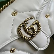 Gucci Marmont Small Shoulder White Bag 26x15x7cm - 2