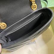 Gucci Marmont Mini Shoulder Black Bag 22x13x6cm - 6