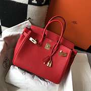 Hermes Birkin Togo 25 Red Gold Hardware 25cm - 2