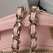 Chanel Backpack Mini Pink Caviar Gold 18x13x9cm - 6