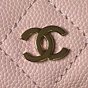 Chanel Backpack Mini Pink Caviar Gold 18x13x9cm - 3