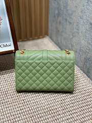 YSL Envelope Green Gold 24x17x6cm - 4