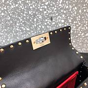 Valentino Small Rockstud Spike Bag Black 20x5x11.5cm - 6