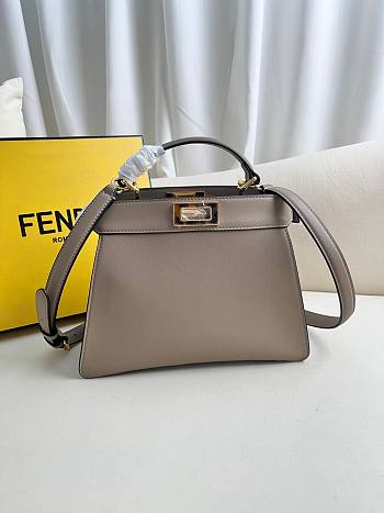 Fendi Peekaboo Iseeu Small Grey 27x11x21cm