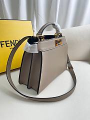 Fendi Peekaboo Iseeu Small Grey 27x11x21cm - 3