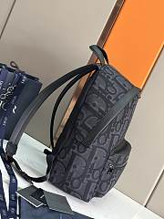  Dior Rider Backpack Black Maxi Oblique 30 x 42 x 15 cm - 5
