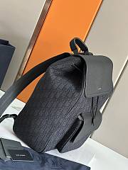  Dior Saddle Backpack Black Oblique 41.5 x 28.5 x 15 cm - 2