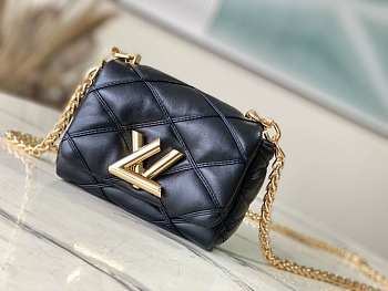 Louis Vuitton LV Pico GO-14 Malletage Black 15 x 10 x 6.5 cm