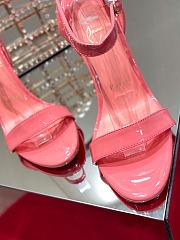 Christian Louboutin Patent Pink Heel 10cm - 4