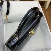 Hermes Kelly Black Box Gold Hardware 25cm - 6