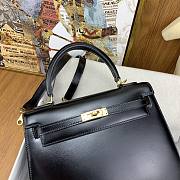 Hermes Kelly Black Box Gold Hardware 25cm - 4