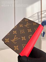 Louis Vuitton LV Passport Cover Monogram Red 10 x 14 x 2.5 cm - 4