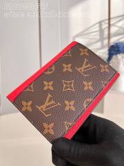 Louis Vuitton LV Passport Cover Monogram Red 10 x 14 x 2.5 cm - 3