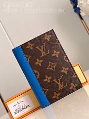 Louis Vuitton LV Passport Cover Monogram Blue 10 x 14 x 2.5 cm - 1