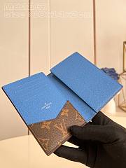 Louis Vuitton LV Passport Cover Monogram Blue 10 x 14 x 2.5 cm - 5