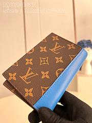 Louis Vuitton LV Passport Cover Monogram Blue 10 x 14 x 2.5 cm - 3