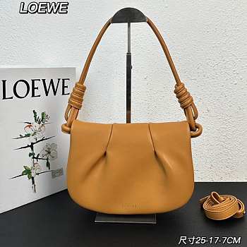 Loewe Paseo Satchel Bag Warm Dessert 25x17x8cm