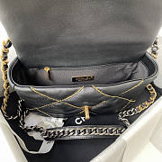 Chanel 19 Flap Bag Black Gold 26cm  - 6