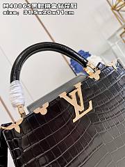 Louis Vuitton LV Capucines BB Crocodile Black 27cm - 2