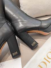 Dior Lambskin D-rise Platform Black Boots - 2