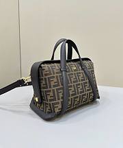 Fendi Bostom Brown Bag 27.5x16x17cm - 4