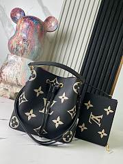 Louis Vuitton LV Neonoe MM Black Beige 26 x 26 x 17.5 cm - 1