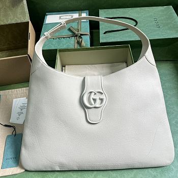 Gucci Aphrodite Large Shoulder Bag White 46x30x2cm