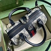 Gucci Ophidia GG Mini Top Handle Bag Blue 21.5x14x11.5cm - 2