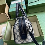 Gucci Ophidia GG Mini Top Handle Bag Blue 21.5x14x11.5cm - 3