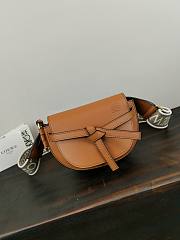 Loewe Mini Gate Dual Bag Soft Calfskin Tan 21x12.5x9cm - 6