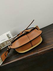 Loewe Mini Gate Dual Bag Soft Calfskin Tan 21x12.5x9cm - 4