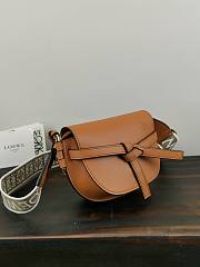 Loewe Mini Gate Dual Bag Soft Calfskin Tan 21x12.5x9cm - 3