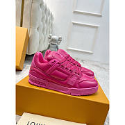 Louis Vuitton LV Trainer Sneaker Fuchsia  - 1