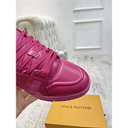 Louis Vuitton LV Trainer Sneaker Fuchsia  - 5