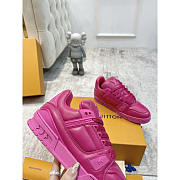 Louis Vuitton LV Trainer Sneaker Fuchsia  - 3