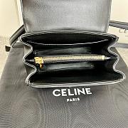 Celine Mini 16 Satinated Calfskin Black 18.5x15.5x9cm - 3