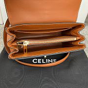 Celine Small 16 Bag Calfskin Tan 23x19x10.5cm - 3