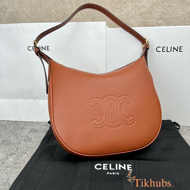 Celine Heloise Bag In Supple Calfskin Tan 30x28.5x8cm - 1