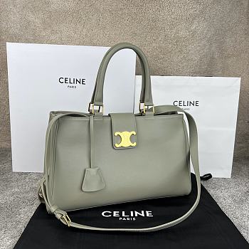 Celine Medium Appoline Bag Calfskin Green 37.5 x 22 x 16 cm