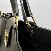 Celine Medium Appoline Bag Calfskin Black 37.5 x 22 x 16 cm - 6