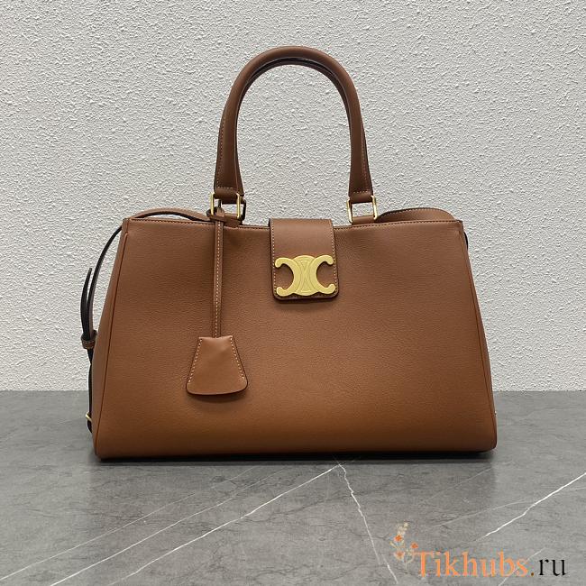 Celine Medium Appoline Bag Calfskin Tan 37.5 x 22 x 16 cm - 1