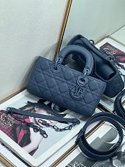 Dior Small Lady D-joy Matte Blue 22cm - 1