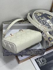 Dior Small Lady D-joy Matte White 22cm - 6