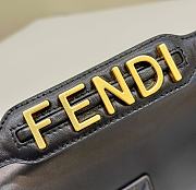 Fendi Baguette Black Nappa Leather Bag Black 27x15x6cm - 5