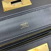 Hermes Mini Kelly 24/24 Black Gold Bag 21cm - 4