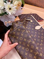 Louis Vuitton LV Neverfull MM Pink Pivoine 31 x 28 x 14 cm - 2