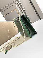 Bulgari Serpenti Forever Crossbody Bag in Green 20x14x4.5cm - 4